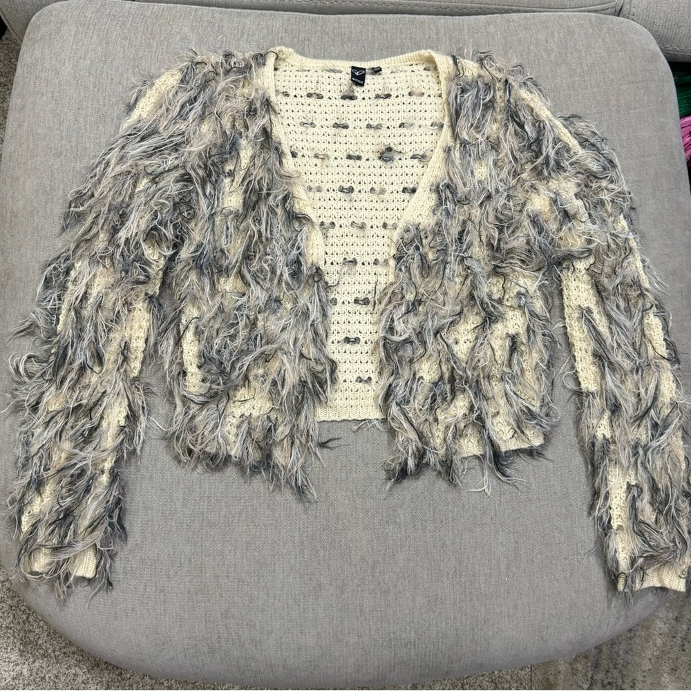 NWOT Multicolor Tassel Knit Sweater